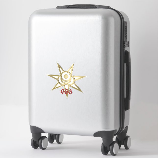 Occult symbol septagram (Suitcase)