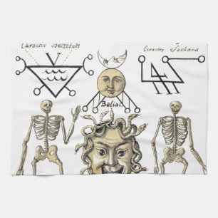 Occult Symbols Tea Towel