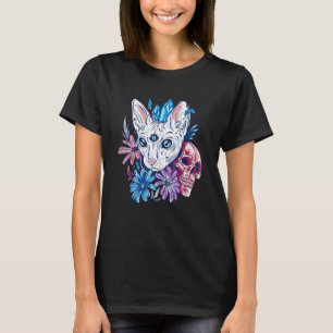 Occult Three Eyed Ca Demon Cat Satanic Cat T-Shirt