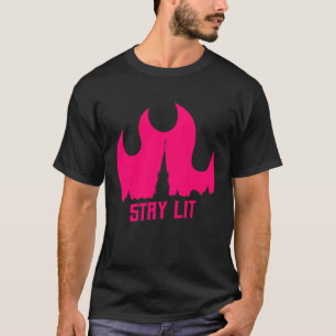 Occult Wiccan Witchcraft Burning Church Esoteric S T-Shirt