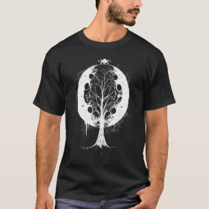 Occult World Tree Of Life Wicca Witchcraft T-Shirt
