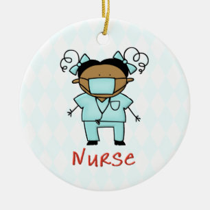 Occupation Nurse Custom Personalised Ceramic Tree Decoration