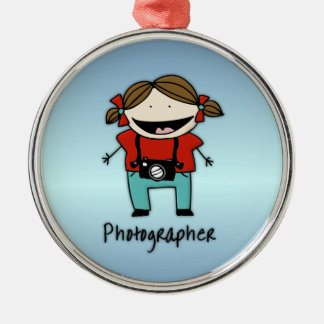 Occupation Photographer Female Metal Tree Decoration