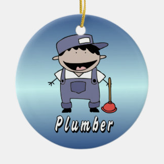 Occupation Plumber Custom Personalised Ceramic Ornament