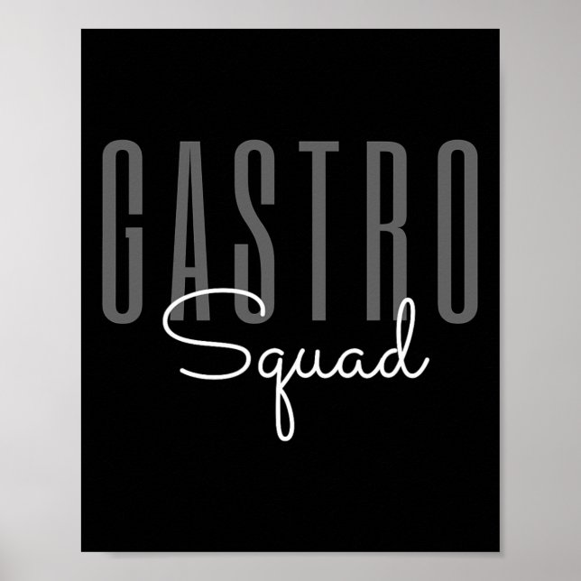 Occupational Gastro Ideas Gastro Squad Nurse Gastr Poster (Front)