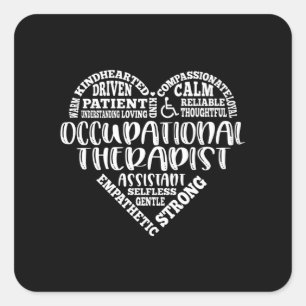 Occupational therapist assistant, OTA Square Sticker
