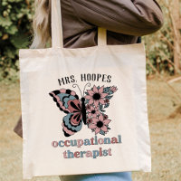 Occupational Therapist Butterfly Boho Personalised