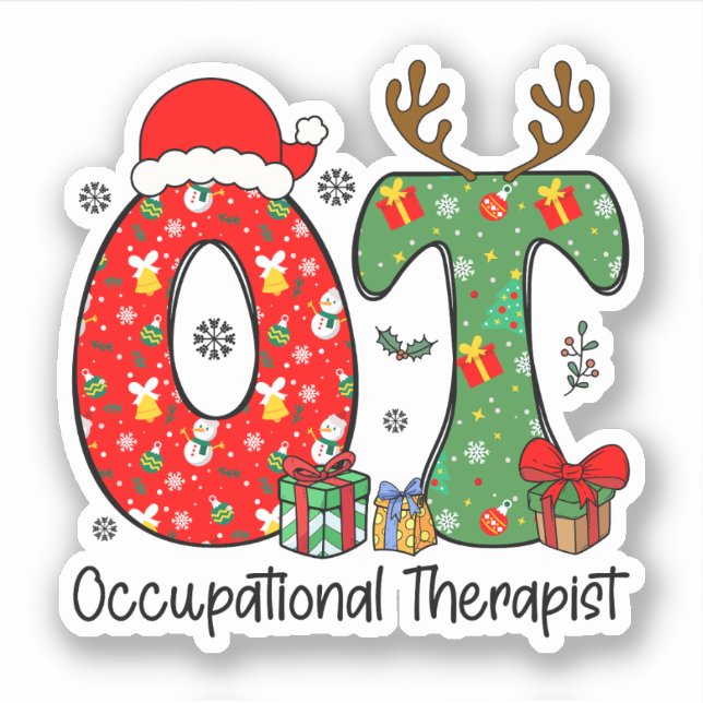 Occupational Therapist Christmas, OT OTA Christmas (Front)