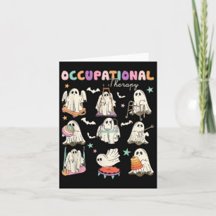 Occupational Therapist Halloween Ot Occupational T Card