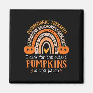 Occupational Therapist Halloween School Occupation Magnet