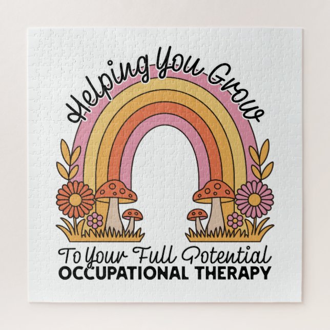 Occupational Therapist Jigsaw Puzzle (Vertical)