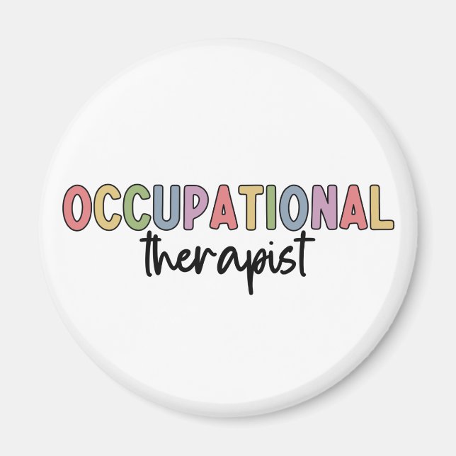 Occupational Therapist OT Occupational Therapy  Magnet (Front)