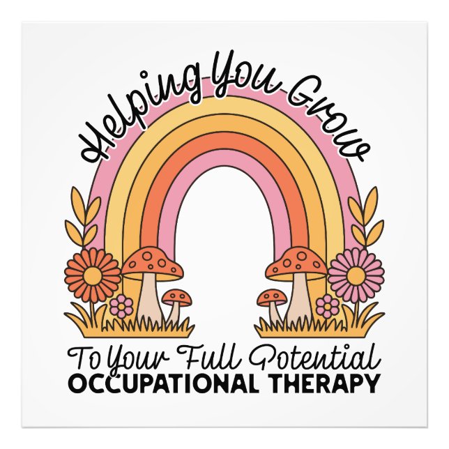 Occupational Therapist Photo Print (Front)