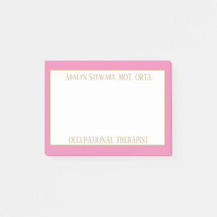 OCCUPATIONAL therapist post it notes