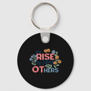 Occupational Therapist Rise by Lifting Others OT Key Ring