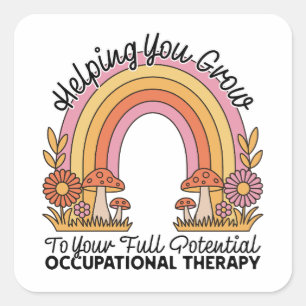 Occupational Therapist Square Sticker