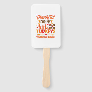 Occupational Therapist Thanksgiving Occupational T Hand Fan