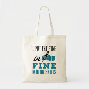 Occupational Therapist Therapy Fine Motor Skills Tote Bag