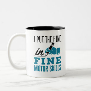 Occupational Therapist Therapy Fine Motor Skills Two-Tone Coffee Mug