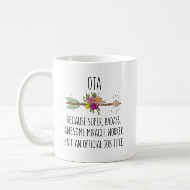 Occupational Therapy Aide OTA Gift Idea Coffee Mug (Left)