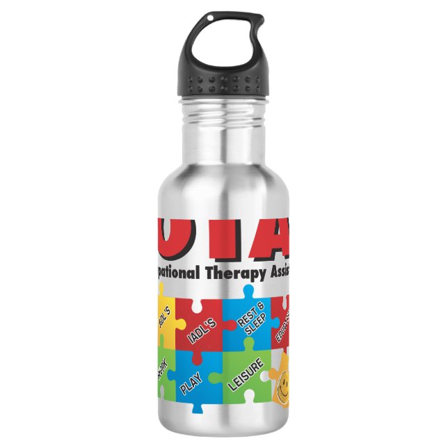 Occupational Therapy Assistant 710 Ml Water Bottle (Front)
