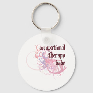 Occupational Therapy Babe Key Ring