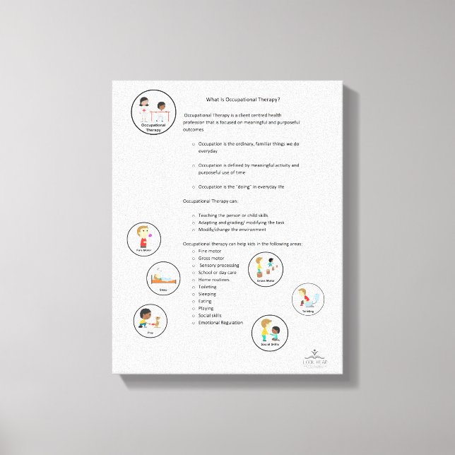 Occupational Therapy -Canvas Canvas Print (Front)