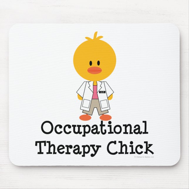 Occupational Therapy Chick Mousepad (Front)