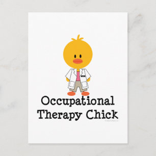 Occupational Therapy Chick Postcard