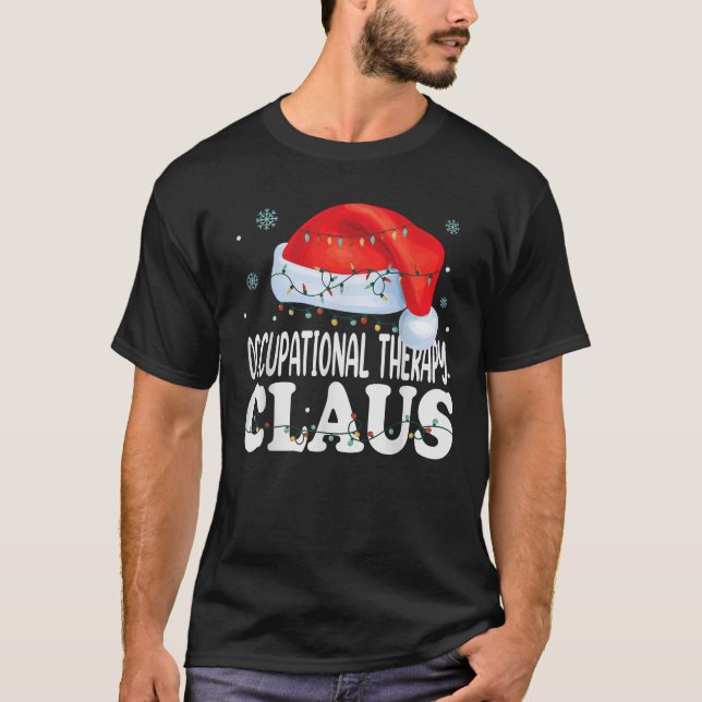 Occupational Therapy Claus Christmas Matching Cost T-Shirt (Front)