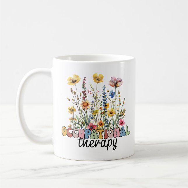Occupational Therapy COTA Physical Therapist Coffee Mug (Left)