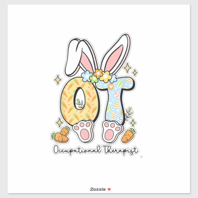 Occupational Therapy Easter Bunny OT OTA Spring Ot (Sheet)