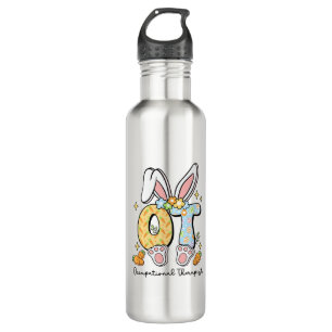 Occupational Therapy Easter Bunny OT OTA Spring Ot 710 Ml Water Bottle