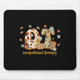 Occupational Therapy Fall Ot Ota Autumn Thanksgivi Mouse Pad