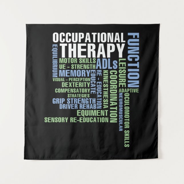 Occupational Therapy for OT Month Tapestry (Front)