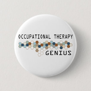 Occupational Therapy Genius 6 Cm Round Badge