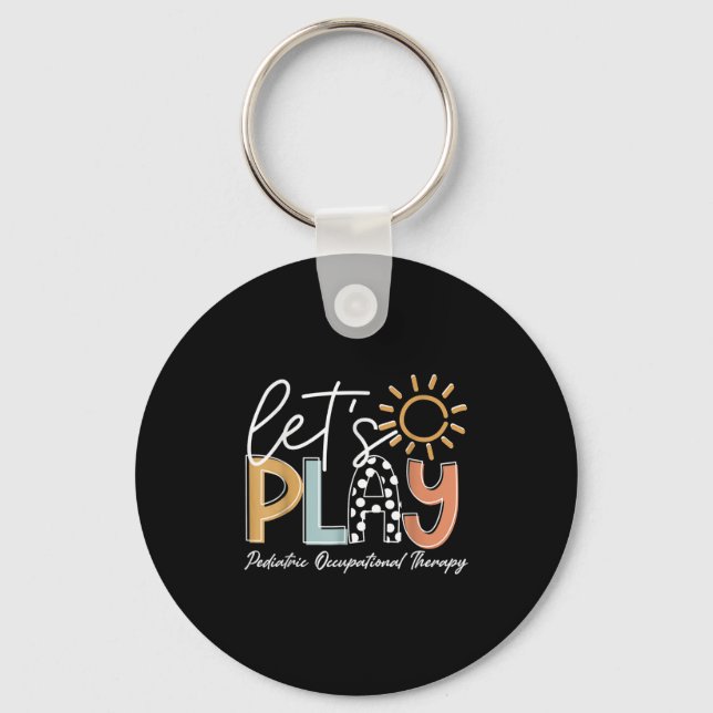 Occupational Therapy Is My Funny Jam Ot Therapist  Key Ring (Front)