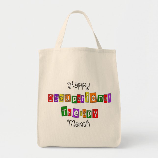 Occupational Therapy Month Tote Bags (Front)