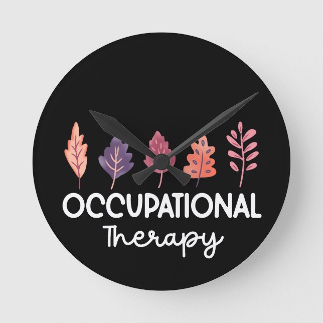 Occupational Therapy - Occupational Therapist Round Clock (Front)
