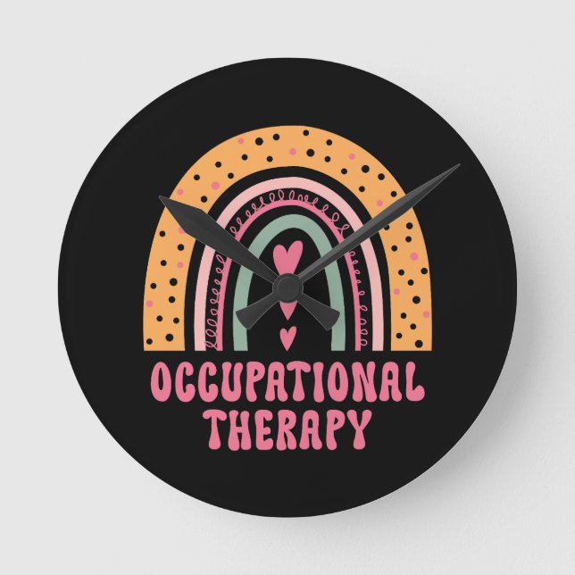 Occupational Therapy - Occupational Therapist Round Clock (Front)