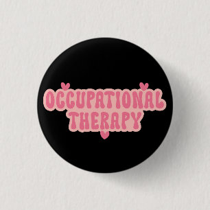 Occupational Therapy OT 3 Cm Round Badge