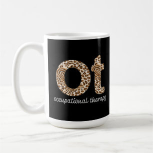 Occupational Therapy OT Cheetah Print Coffee Mug