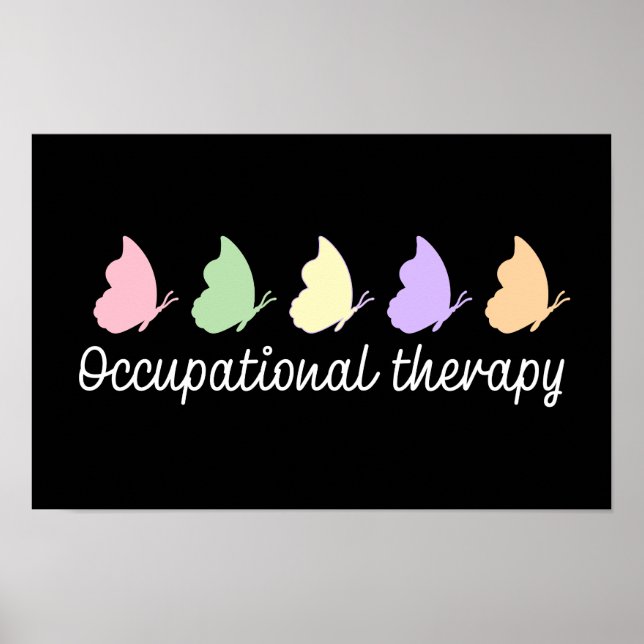 Occupational Therapy OT Cute Heart Poster (Front)