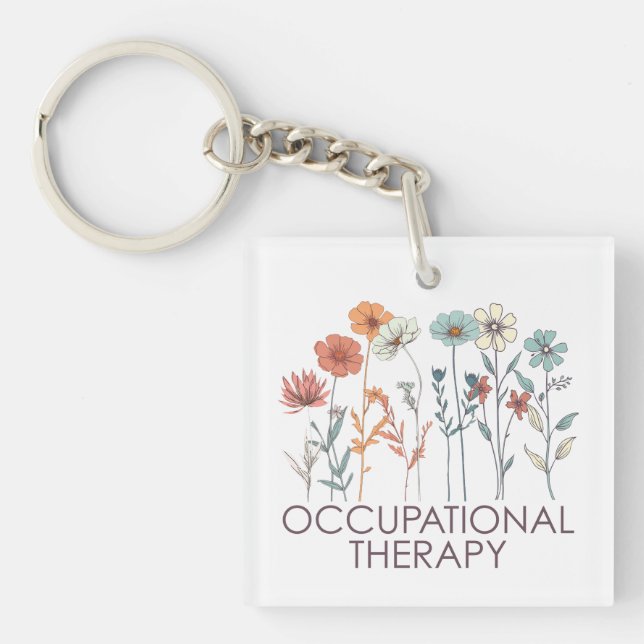 Occupational Therapy OT Key Ring (Front)