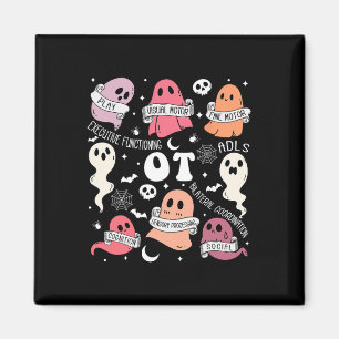 Occupational Therapy OT OTA Halloween Spooky Cute Magnet