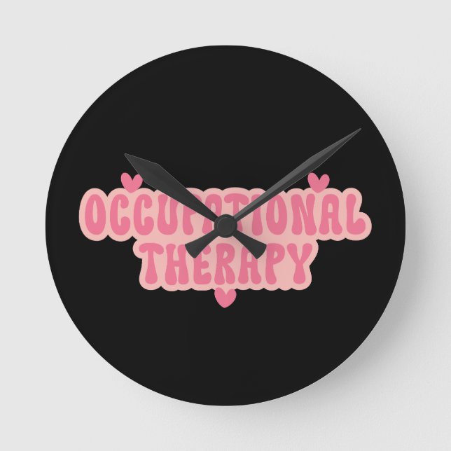Occupational Therapy OT Round Clock (Front)