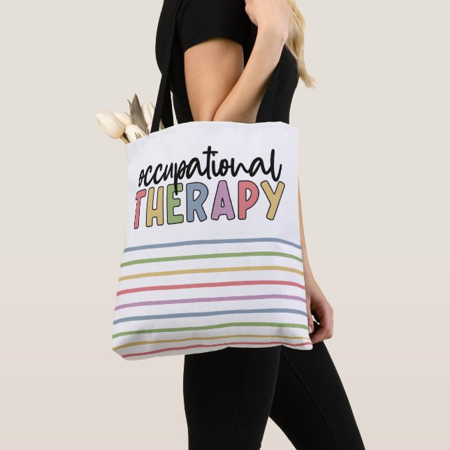 Occupational Therapy OT Student Grad Gifts Tote Bag (Close Up)