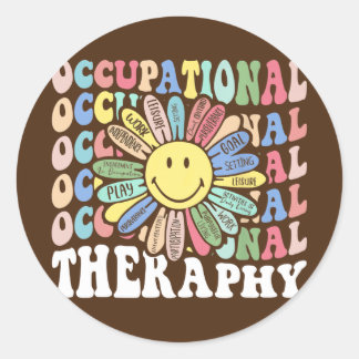 Occupational Therapy OT Therapist Inspire OT Classic Round Sticker