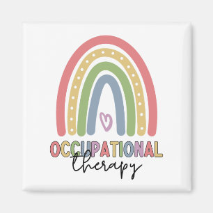 Occupational Therapy OT Therapist Rainbow Magnet