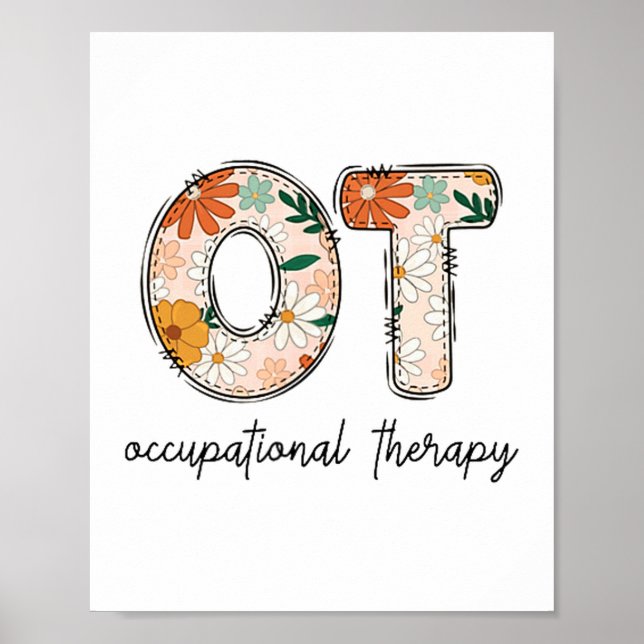 Occupational Therapy Ot Therast Ot Month  Poster (Front)